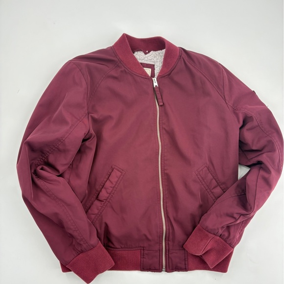 Abercrombie & Fitch Jackets & Blazers - Abercrombie & Fitch Maroon Jacket